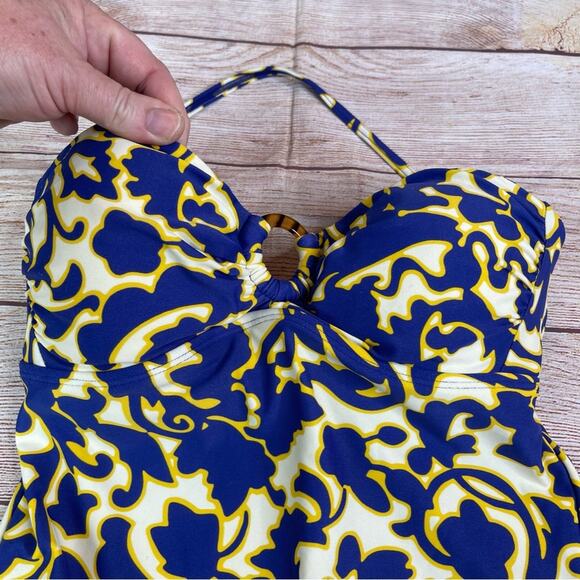 Boden One Piece Swimsuit - Baroque Pattern - Picture 2 of 16